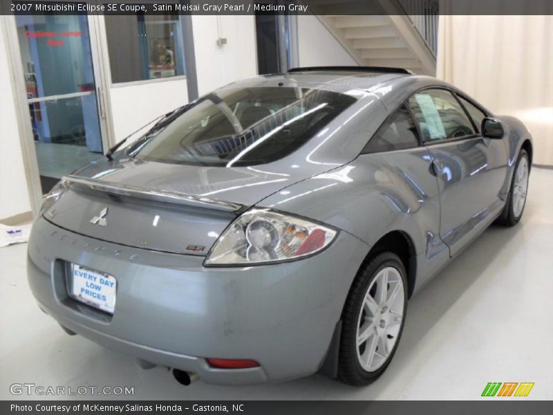 Satin Meisai Gray Pearl / Medium Gray 2007 Mitsubishi Eclipse SE Coupe