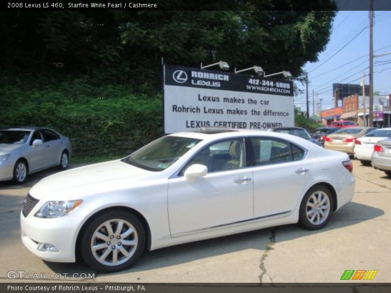 Starfire White Pearl / Cashmere 2008 Lexus LS 460