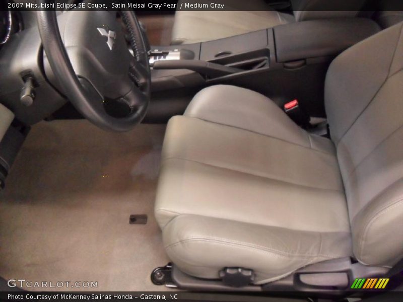 Satin Meisai Gray Pearl / Medium Gray 2007 Mitsubishi Eclipse SE Coupe