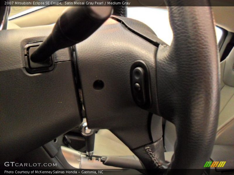 Satin Meisai Gray Pearl / Medium Gray 2007 Mitsubishi Eclipse SE Coupe