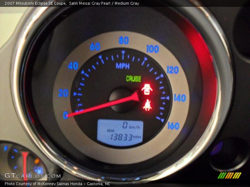 Satin Meisai Gray Pearl / Medium Gray 2007 Mitsubishi Eclipse SE Coupe