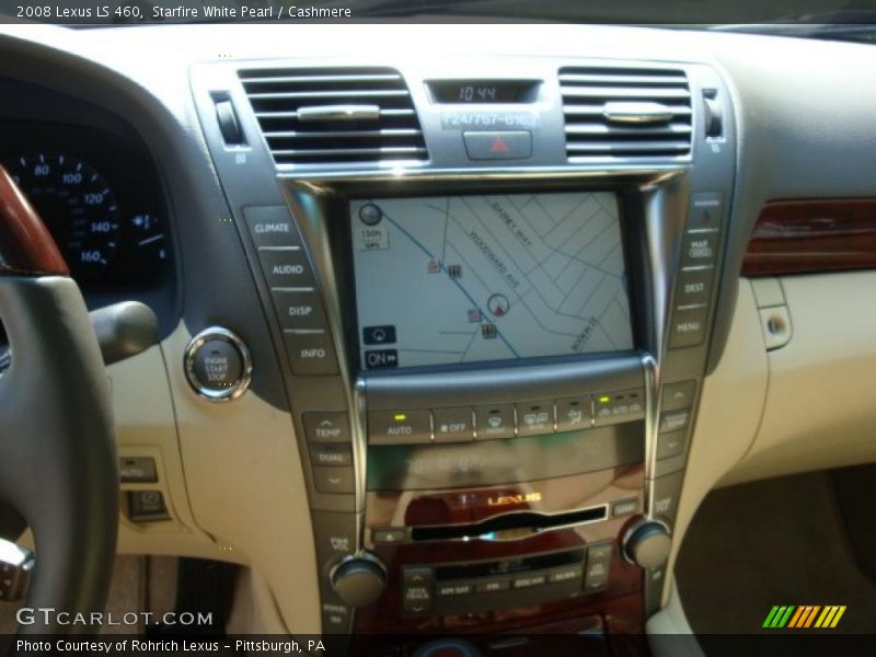 Starfire White Pearl / Cashmere 2008 Lexus LS 460