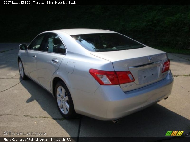 Tungsten Silver Metallic / Black 2007 Lexus ES 350