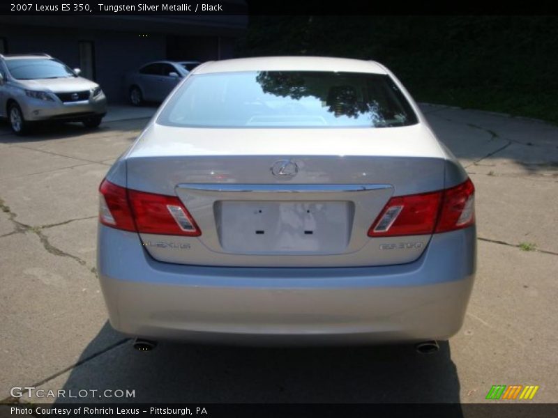 Tungsten Silver Metallic / Black 2007 Lexus ES 350