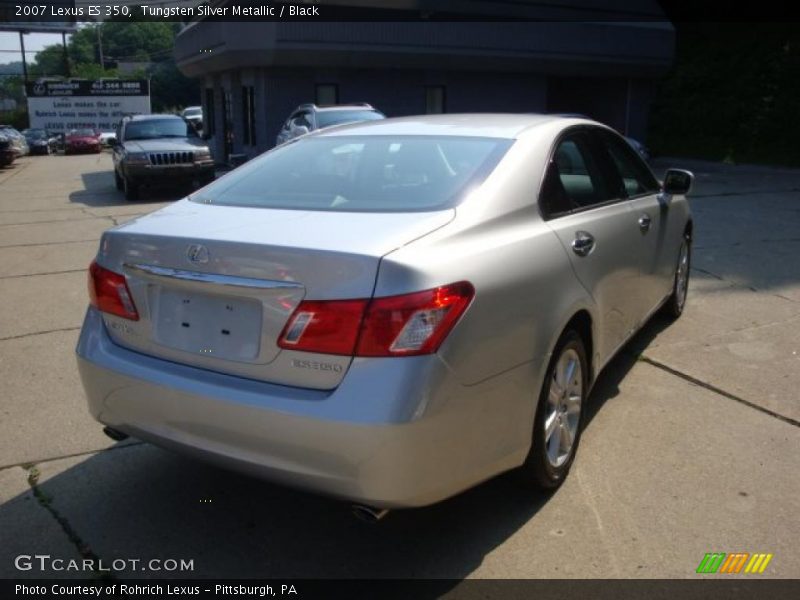 Tungsten Silver Metallic / Black 2007 Lexus ES 350