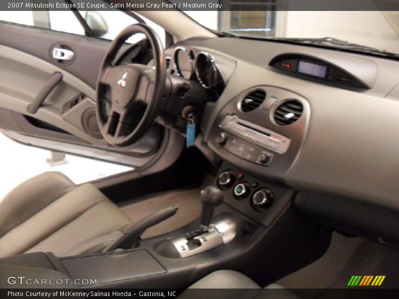 Satin Meisai Gray Pearl / Medium Gray 2007 Mitsubishi Eclipse SE Coupe