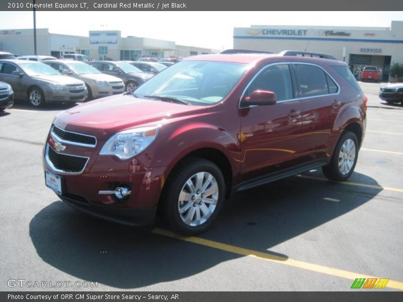 Cardinal Red Metallic / Jet Black 2010 Chevrolet Equinox LT