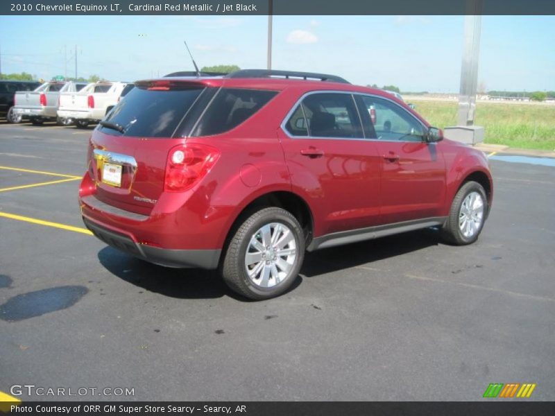 Cardinal Red Metallic / Jet Black 2010 Chevrolet Equinox LT