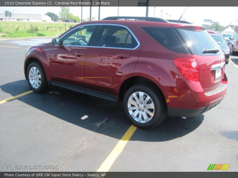 Cardinal Red Metallic / Jet Black 2010 Chevrolet Equinox LT