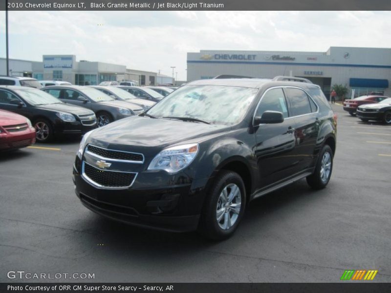 Black Granite Metallic / Jet Black/Light Titanium 2010 Chevrolet Equinox LT