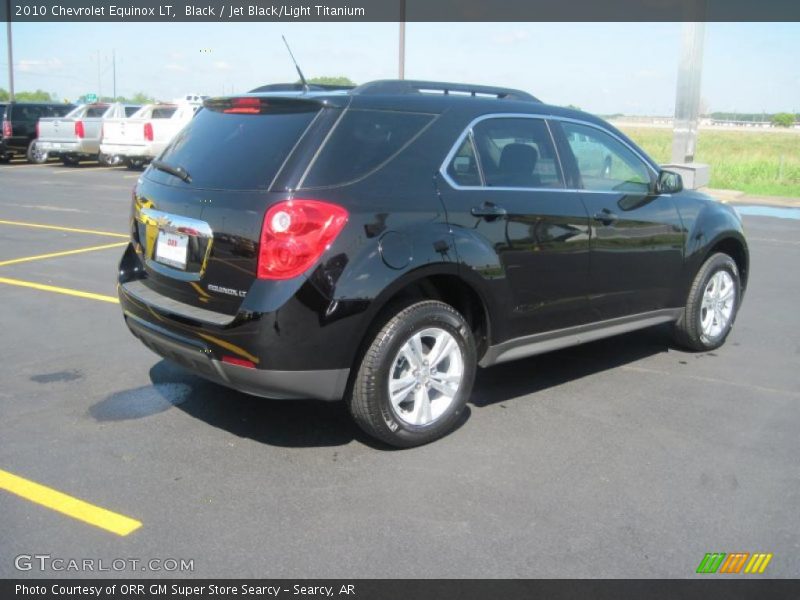 Black / Jet Black/Light Titanium 2010 Chevrolet Equinox LT