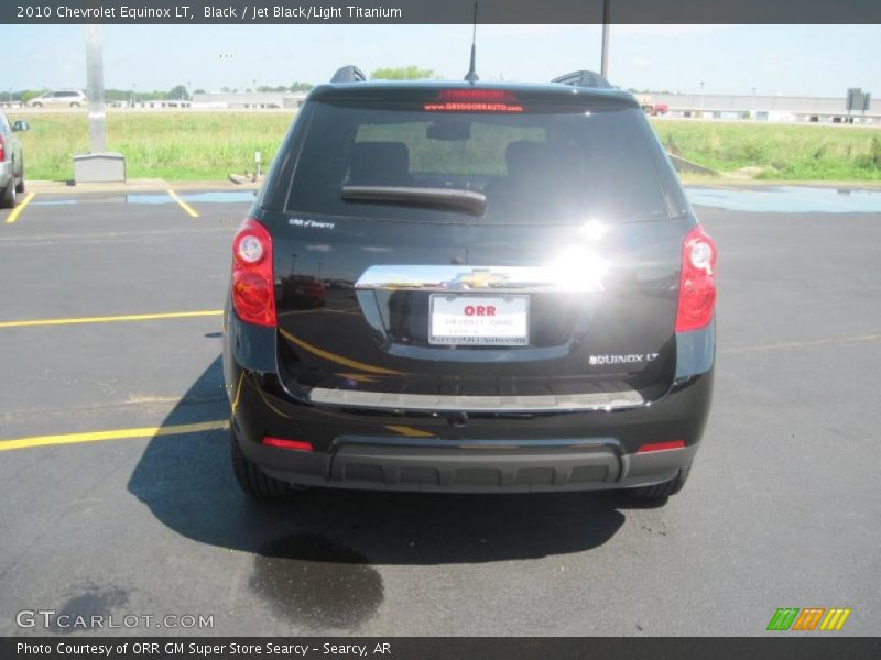 Black / Jet Black/Light Titanium 2010 Chevrolet Equinox LT