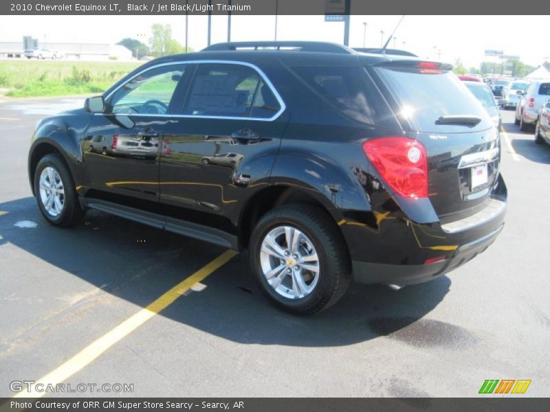 Black / Jet Black/Light Titanium 2010 Chevrolet Equinox LT