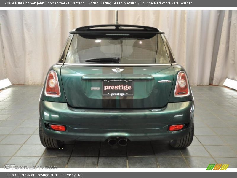 British Racing Green Metallic / Lounge Redwood Red Leather 2009 Mini Cooper John Cooper Works Hardtop