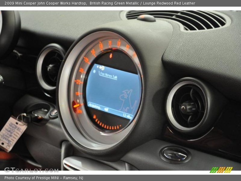 British Racing Green Metallic / Lounge Redwood Red Leather 2009 Mini Cooper John Cooper Works Hardtop