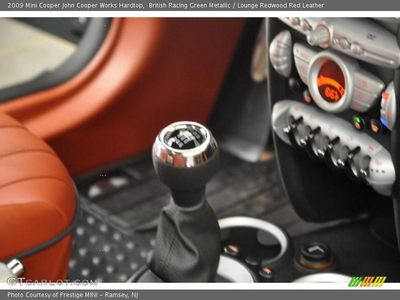 British Racing Green Metallic / Lounge Redwood Red Leather 2009 Mini Cooper John Cooper Works Hardtop