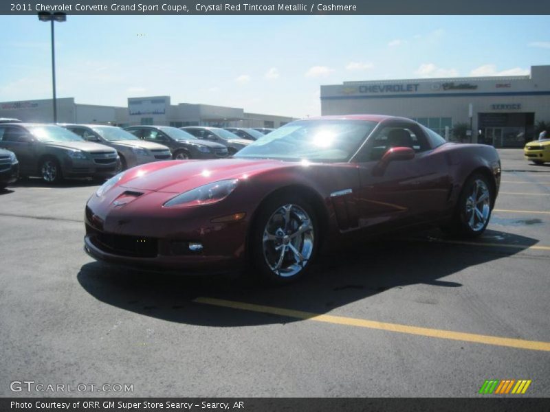 Crystal Red Tintcoat Metallic / Cashmere 2011 Chevrolet Corvette Grand Sport Coupe