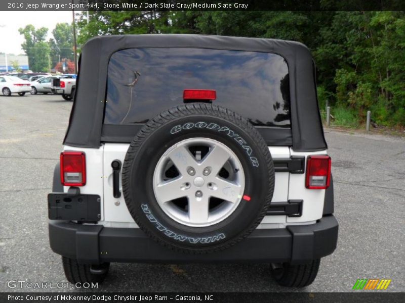 Stone White / Dark Slate Gray/Medium Slate Gray 2010 Jeep Wrangler Sport 4x4