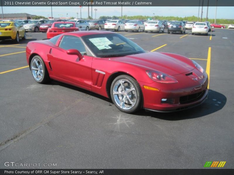 Crystal Red Tintcoat Metallic / Cashmere 2011 Chevrolet Corvette Grand Sport Coupe