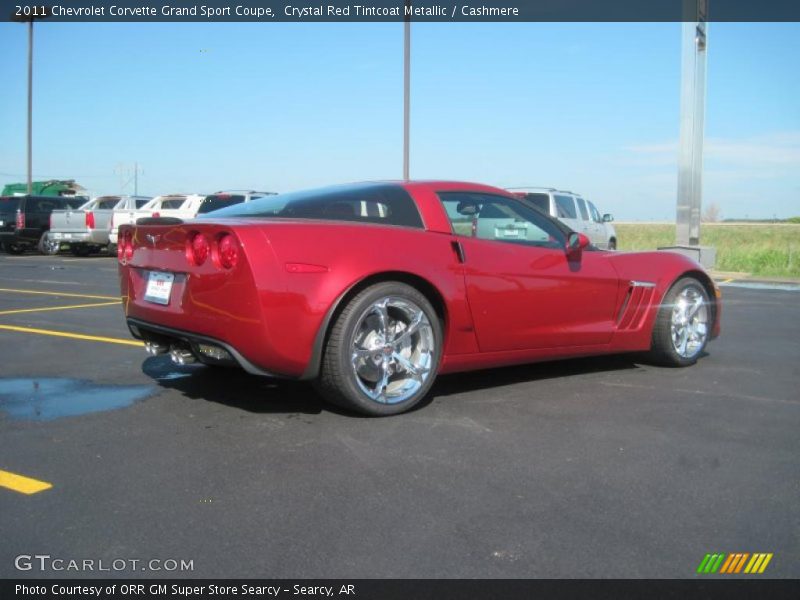 Crystal Red Tintcoat Metallic / Cashmere 2011 Chevrolet Corvette Grand Sport Coupe