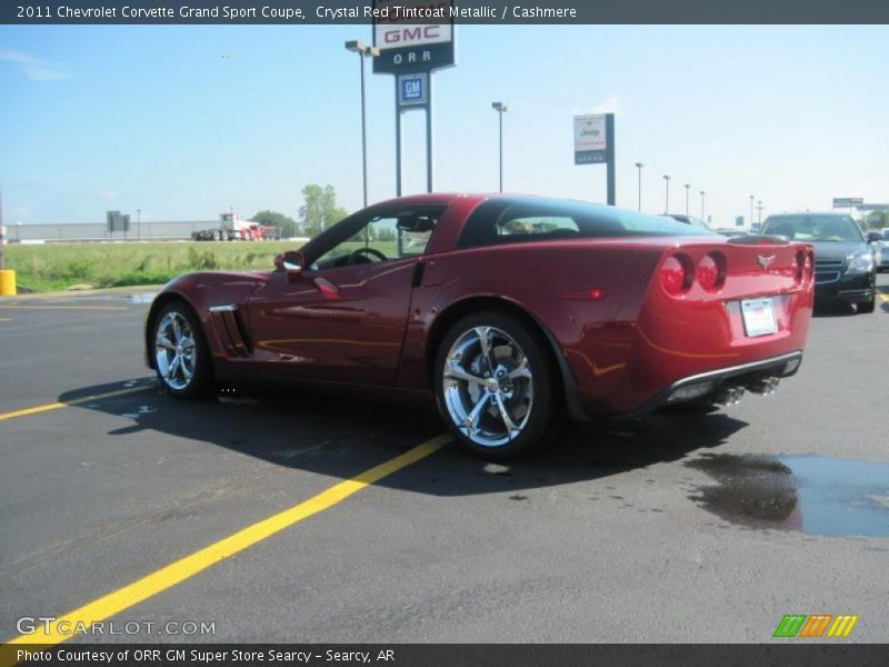 Crystal Red Tintcoat Metallic / Cashmere 2011 Chevrolet Corvette Grand Sport Coupe