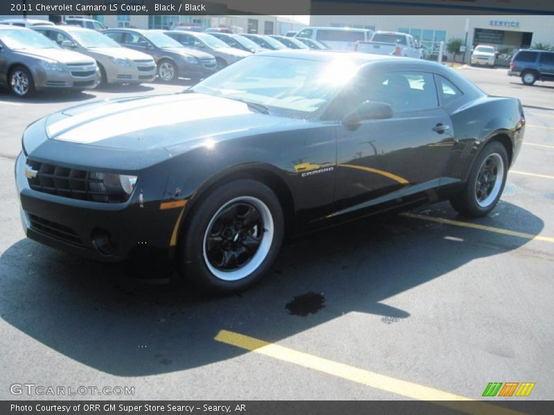 Black / Black 2011 Chevrolet Camaro LS Coupe