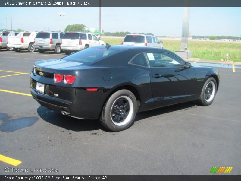 Black / Black 2011 Chevrolet Camaro LS Coupe