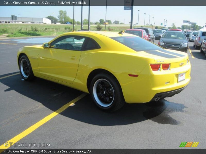 Rally Yellow / Black 2011 Chevrolet Camaro LS Coupe