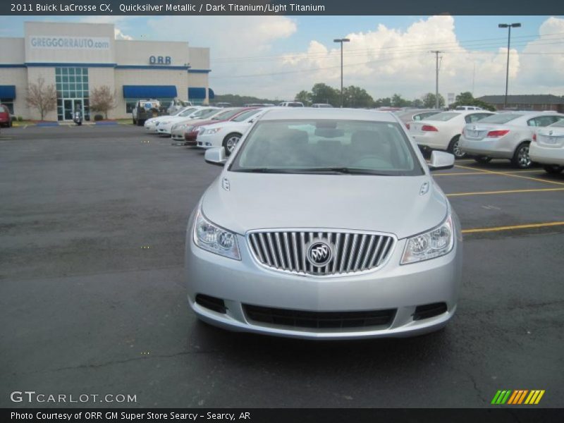 Quicksilver Metallic / Dark Titanium/Light Titanium 2011 Buick LaCrosse CX