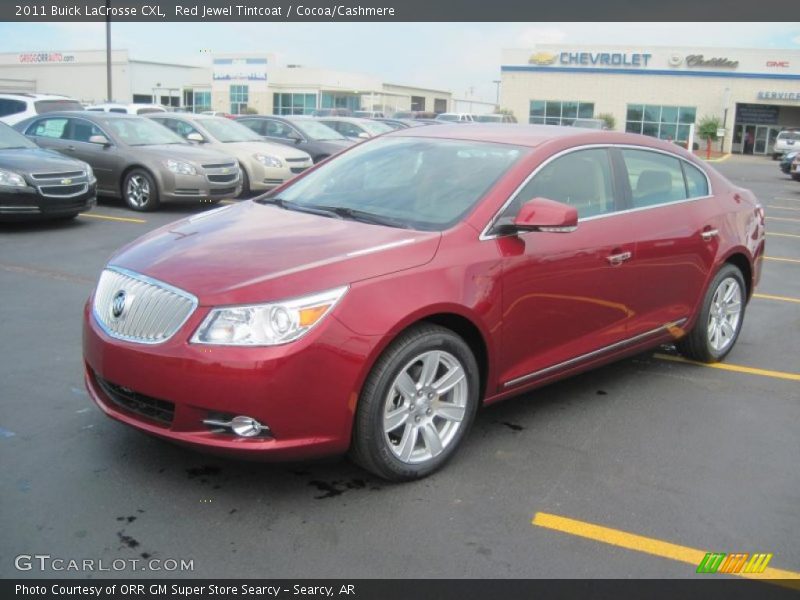 Red Jewel Tintcoat / Cocoa/Cashmere 2011 Buick LaCrosse CXL