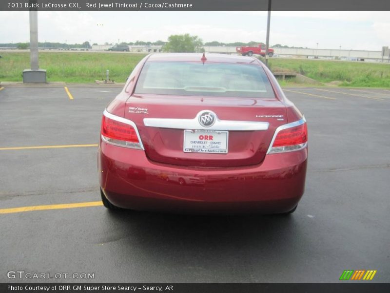 Red Jewel Tintcoat / Cocoa/Cashmere 2011 Buick LaCrosse CXL