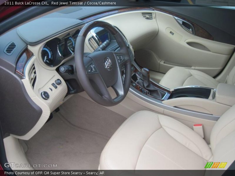 Red Jewel Tintcoat / Cocoa/Cashmere 2011 Buick LaCrosse CXL