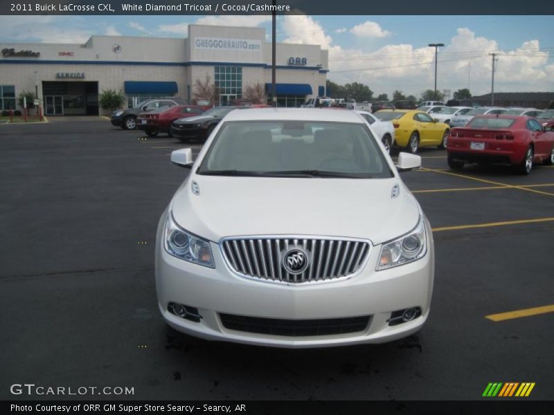 White Diamond Tricoat / Cocoa/Cashmere 2011 Buick LaCrosse CXL