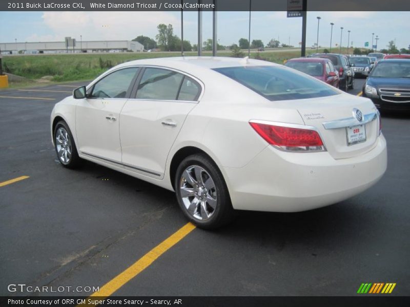 White Diamond Tricoat / Cocoa/Cashmere 2011 Buick LaCrosse CXL