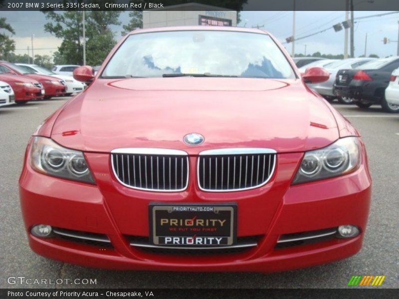 Crimson Red / Black 2007 BMW 3 Series 335i Sedan