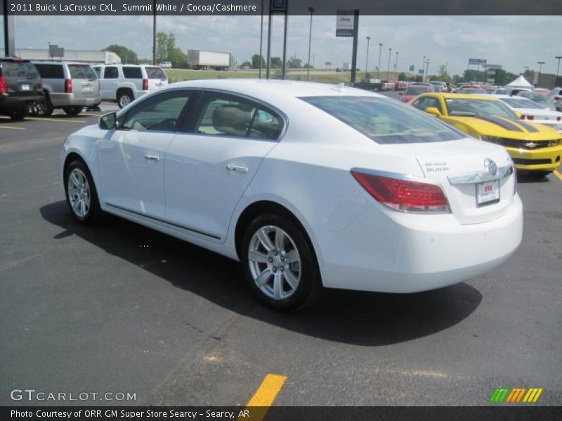 Summit White / Cocoa/Cashmere 2011 Buick LaCrosse CXL
