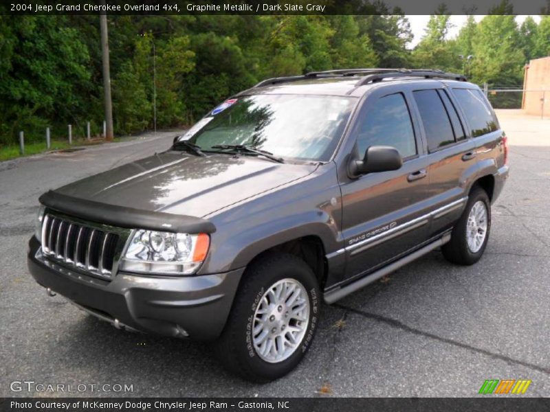 Graphite Metallic / Dark Slate Gray 2004 Jeep Grand Cherokee Overland 4x4