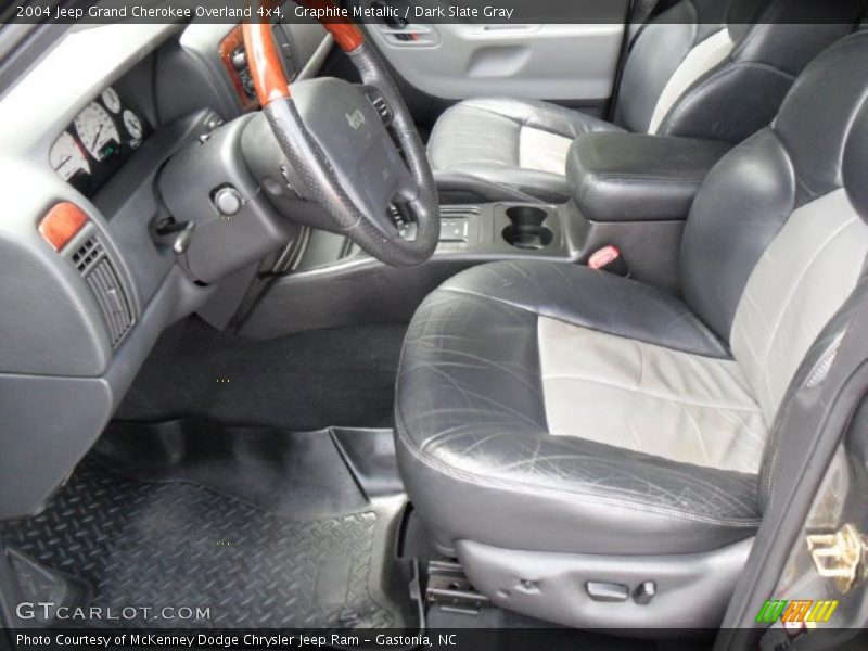 Graphite Metallic / Dark Slate Gray 2004 Jeep Grand Cherokee Overland 4x4