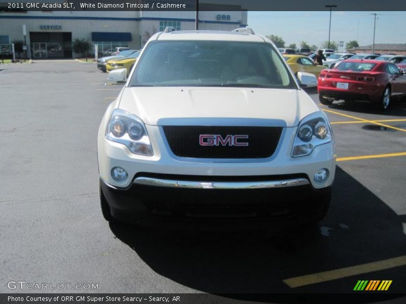 White Diamond Tintcoat / Cashmere 2011 GMC Acadia SLT