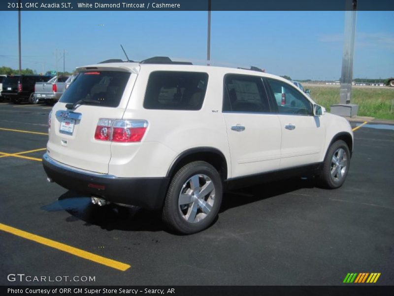 White Diamond Tintcoat / Cashmere 2011 GMC Acadia SLT