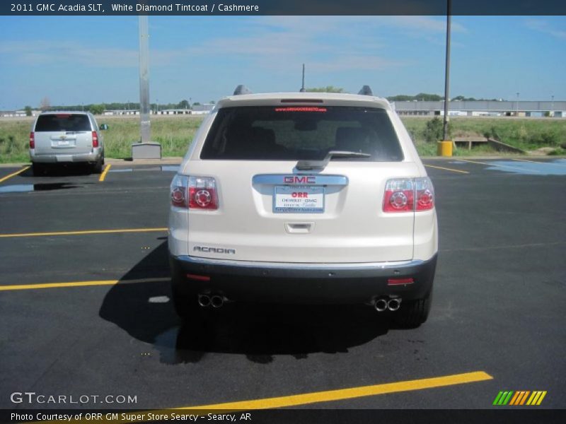 White Diamond Tintcoat / Cashmere 2011 GMC Acadia SLT