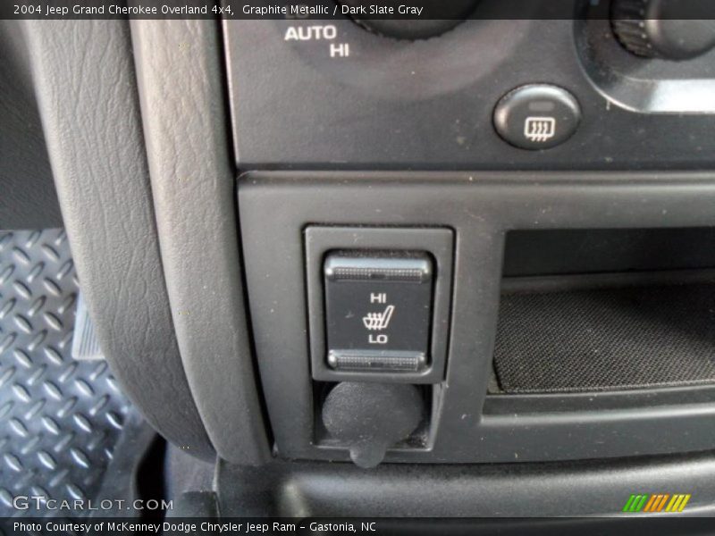 Graphite Metallic / Dark Slate Gray 2004 Jeep Grand Cherokee Overland 4x4