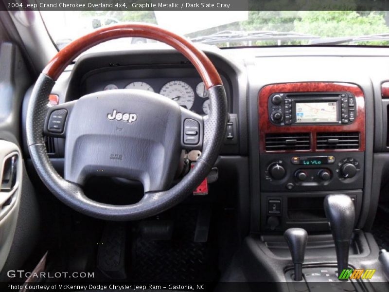 Graphite Metallic / Dark Slate Gray 2004 Jeep Grand Cherokee Overland 4x4