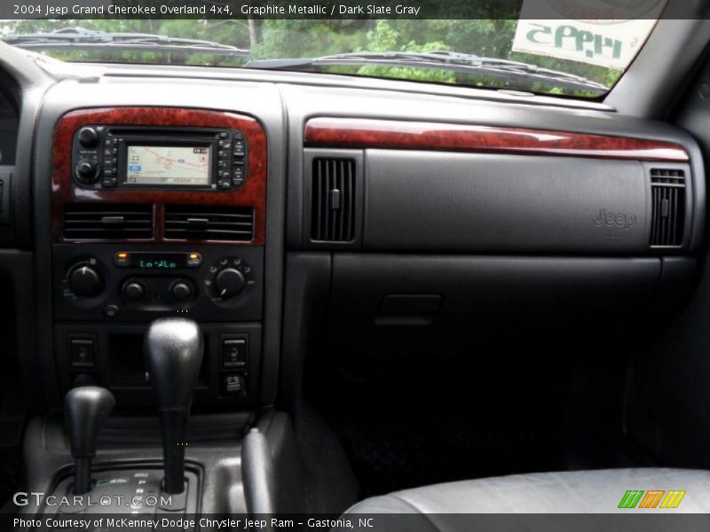 Graphite Metallic / Dark Slate Gray 2004 Jeep Grand Cherokee Overland 4x4