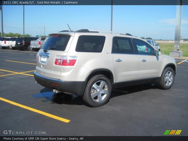 Gold Mist Metallic / Cashmere 2011 GMC Acadia SLT