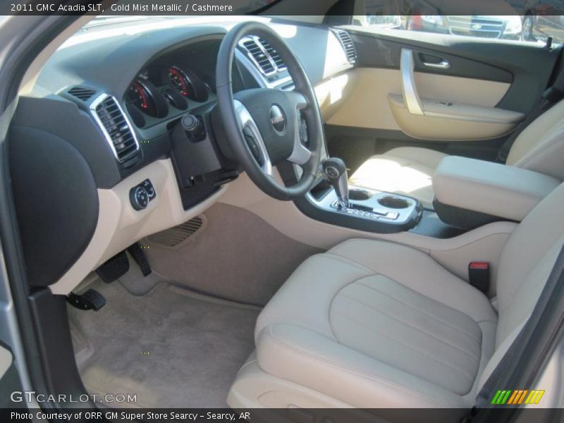 Gold Mist Metallic / Cashmere 2011 GMC Acadia SLT