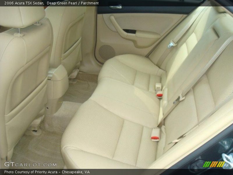 Deep Green Pearl / Parchment 2006 Acura TSX Sedan