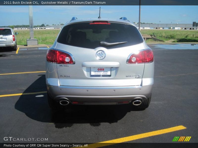 Quicksilver Metallic / Titanium/Dark Titanium 2011 Buick Enclave CXL