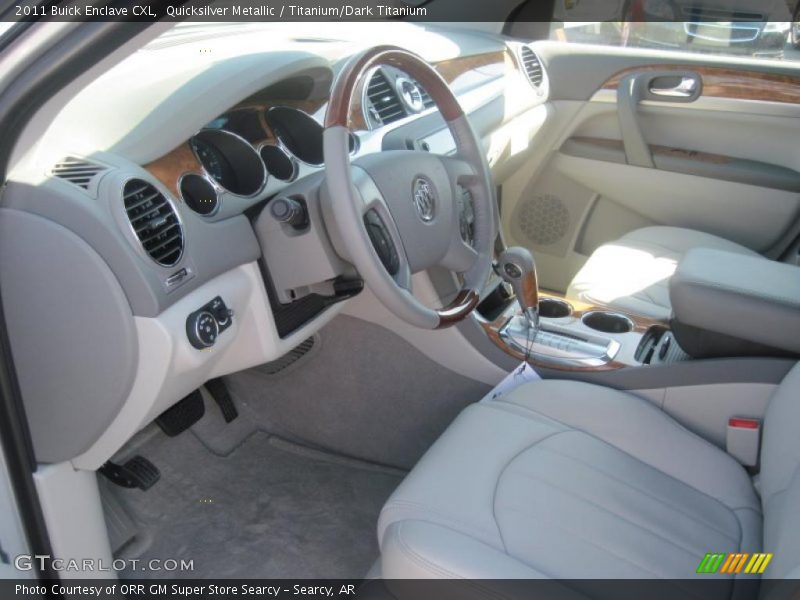 Quicksilver Metallic / Titanium/Dark Titanium 2011 Buick Enclave CXL