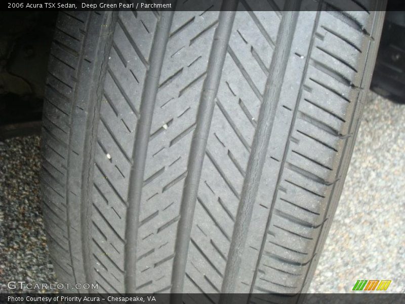 Deep Green Pearl / Parchment 2006 Acura TSX Sedan